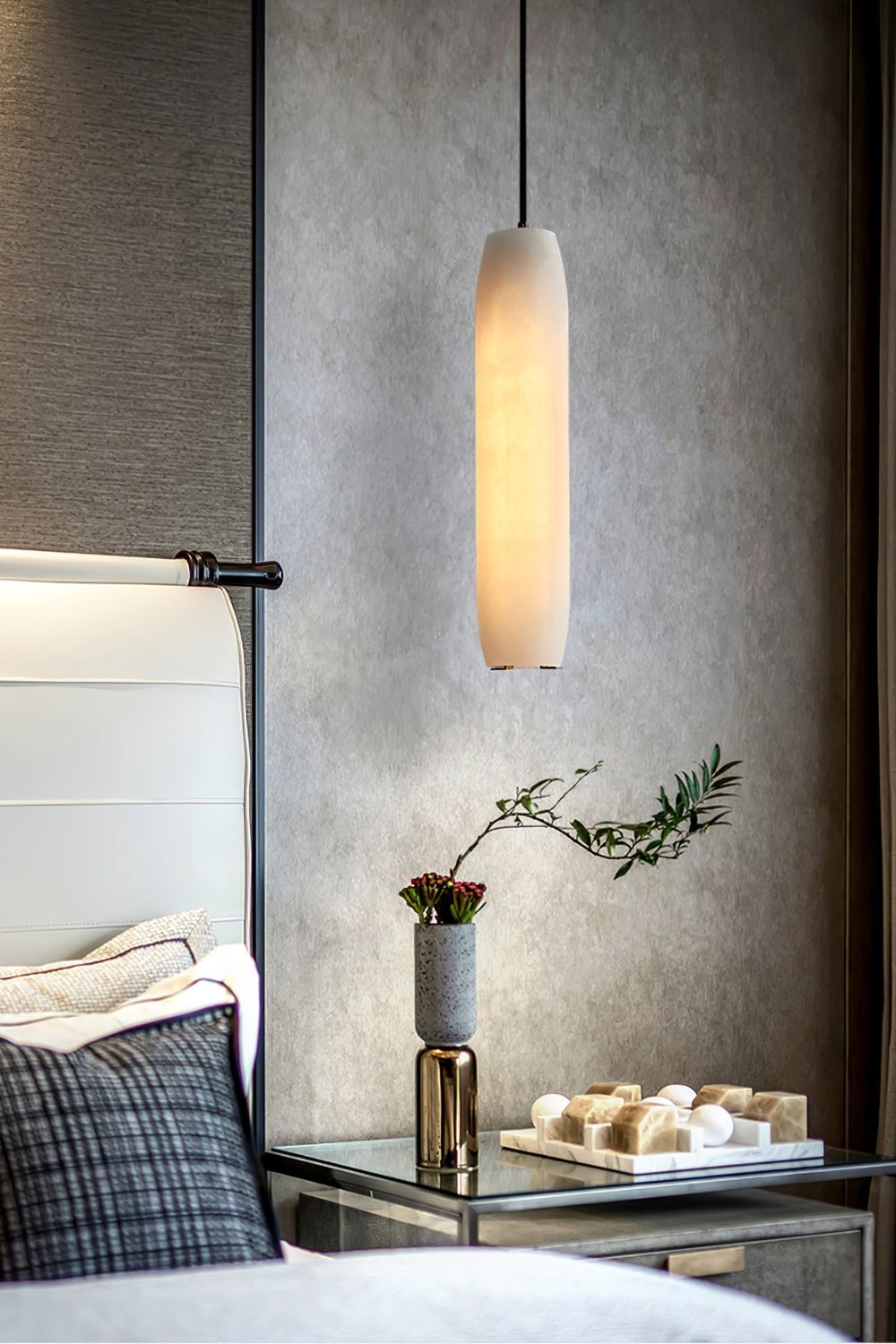 Marble Flute Pendant Light - everlamps