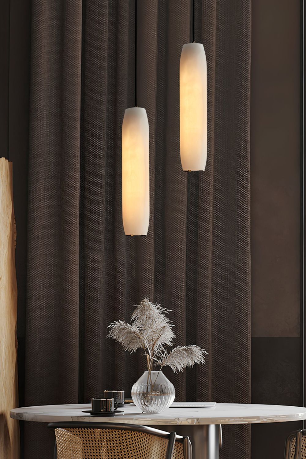 Marble Flute Pendant Light - everlamps