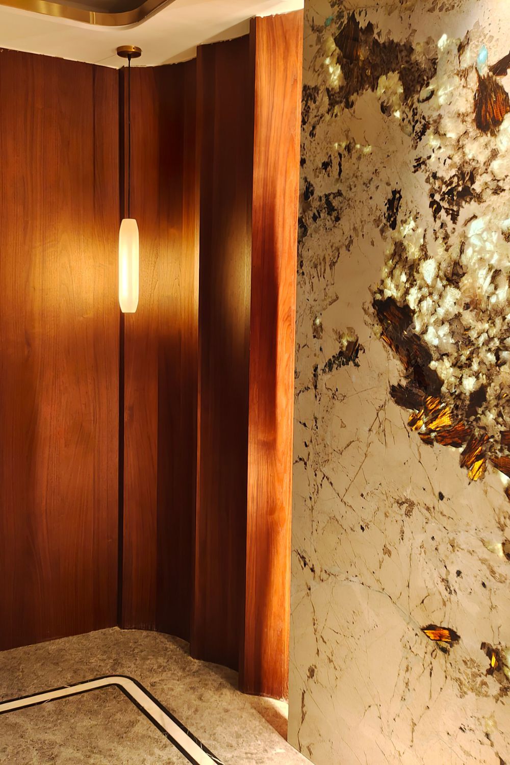 Marble Flute Pendant Light - everlamps