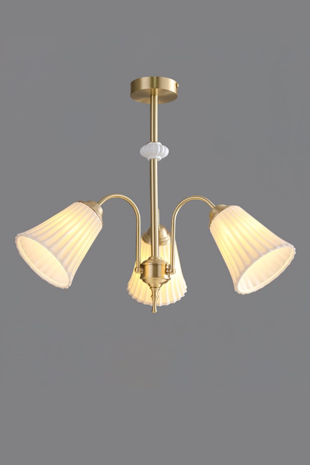 Medieval Ceramic Trumpet Chandelier - everlamps