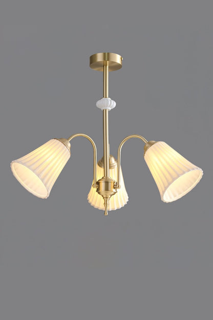 Medieval Ceramic Trumpet Chandelier - everlamps