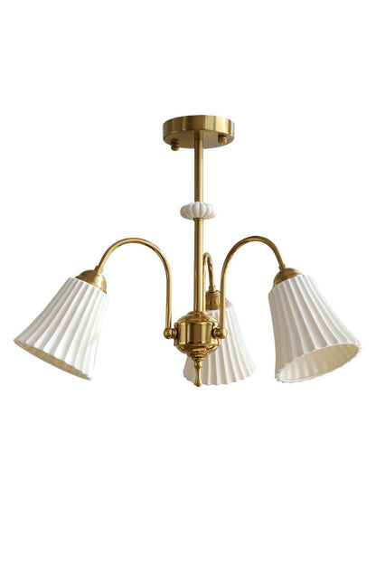 Medieval Ceramic Trumpet Chandelier - everlamps