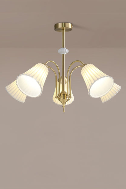 Medieval Ceramic Trumpet Chandelier - everlamps