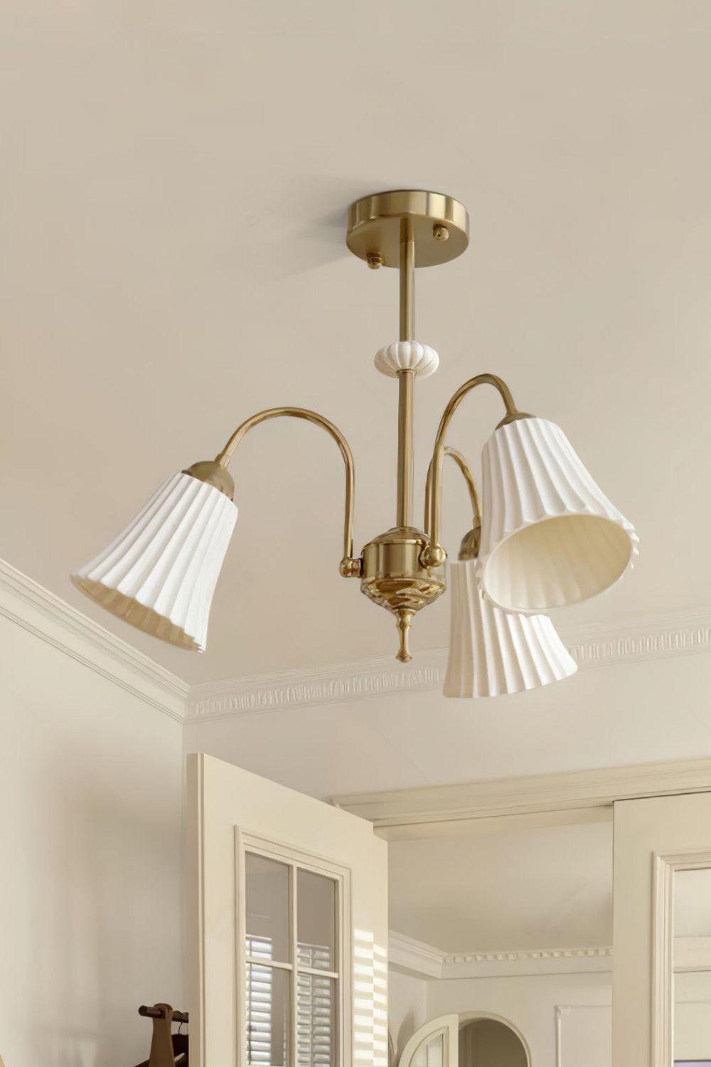 Medieval Ceramic Trumpet Chandelier - everlamps