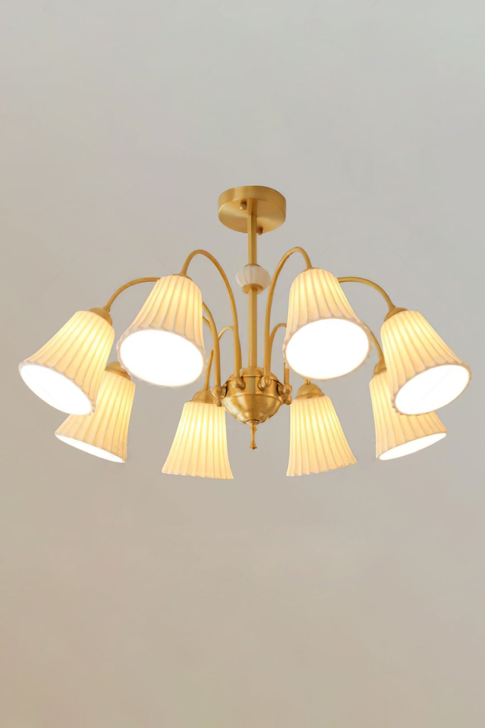 Medieval Ceramic Trumpet Chandelier - everlamps