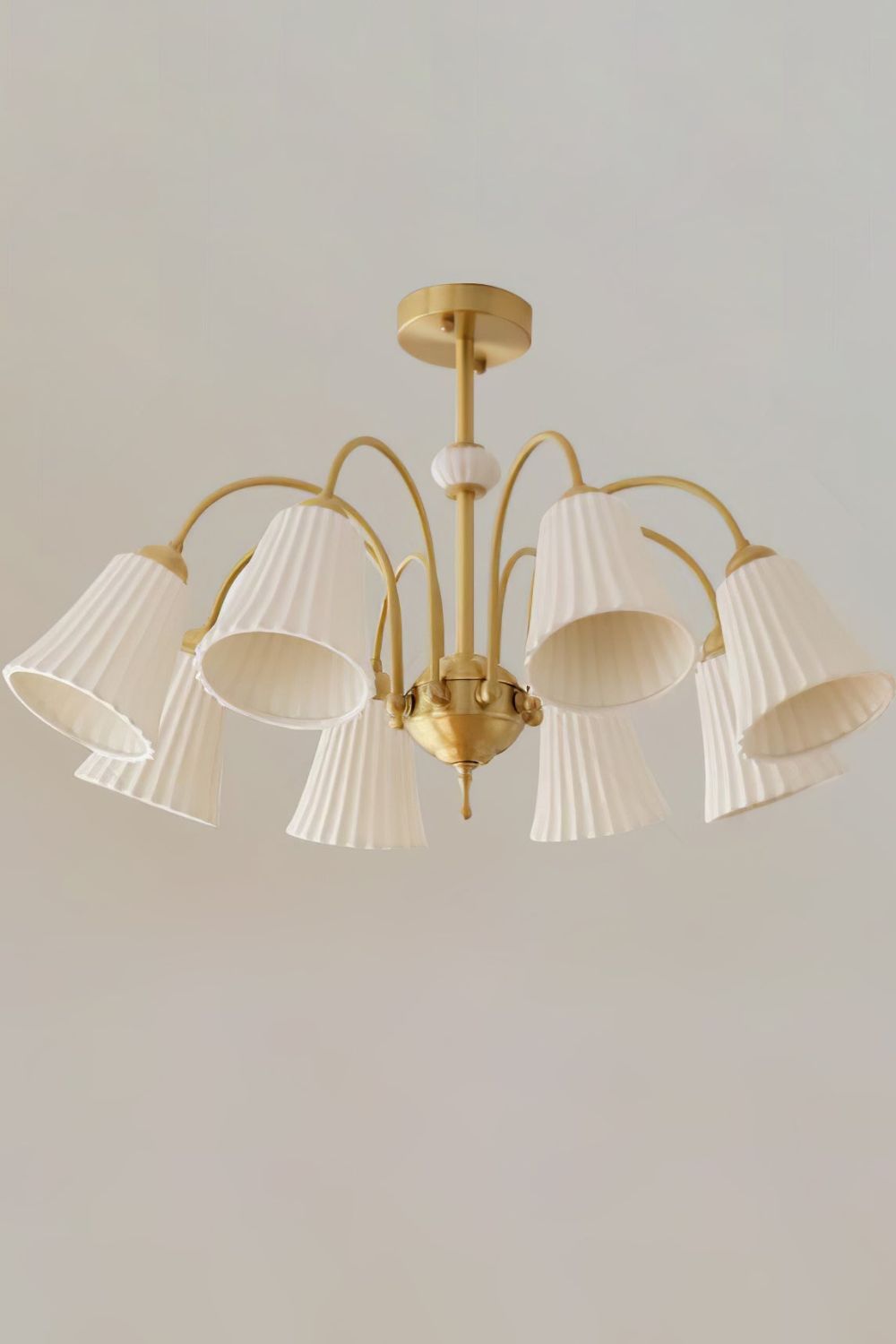 Medieval Ceramic Trumpet Chandelier - everlamps