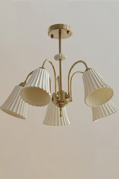 Medieval Ceramic Trumpet Chandelier - everlamps