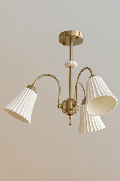 Medieval Ceramic Trumpet Chandelier - everlamps