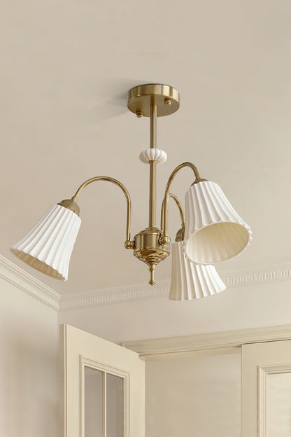 Medieval Ceramic Trumpet Chandelier - everlamps