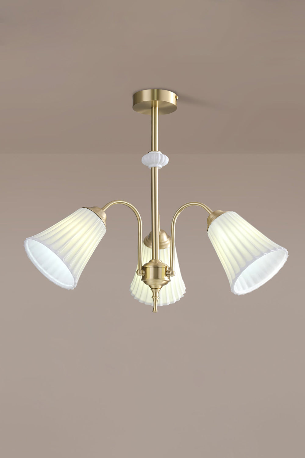 Medieval Ceramic Trumpet Chandelier - everlamps