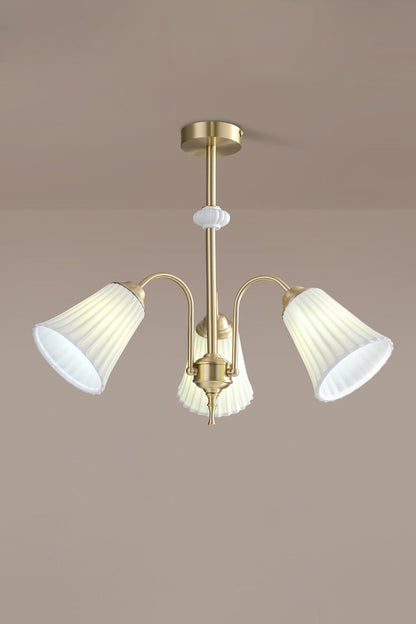 Medieval Ceramic Trumpet Chandelier - everlamps