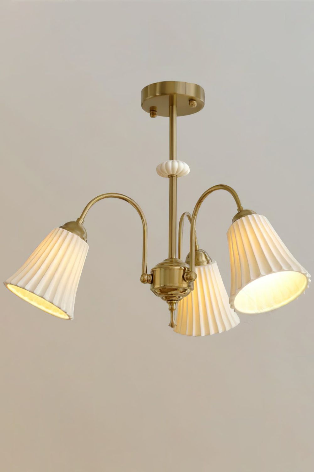 Medieval Ceramic Trumpet Chandelier - everlamps