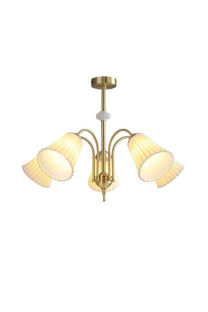 Medieval Ceramic Trumpet Chandelier - everlamps