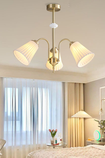Medieval Ceramic Trumpet Chandelier - everlamps