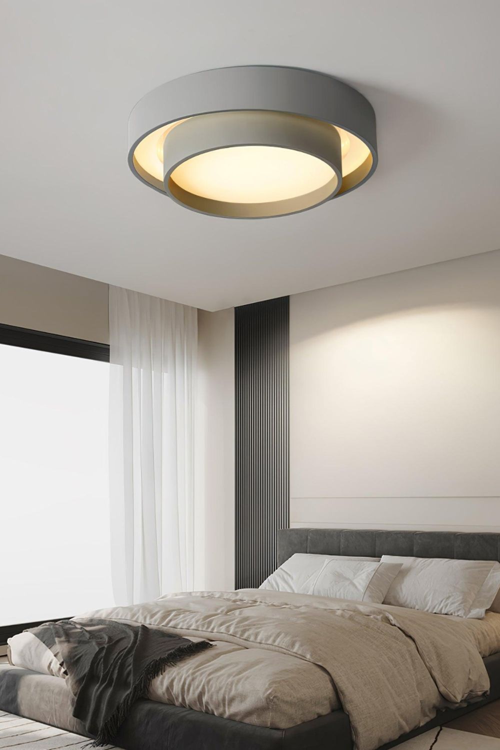 Modern Round Melody Ceiling Lamp - view 4 | everlamps