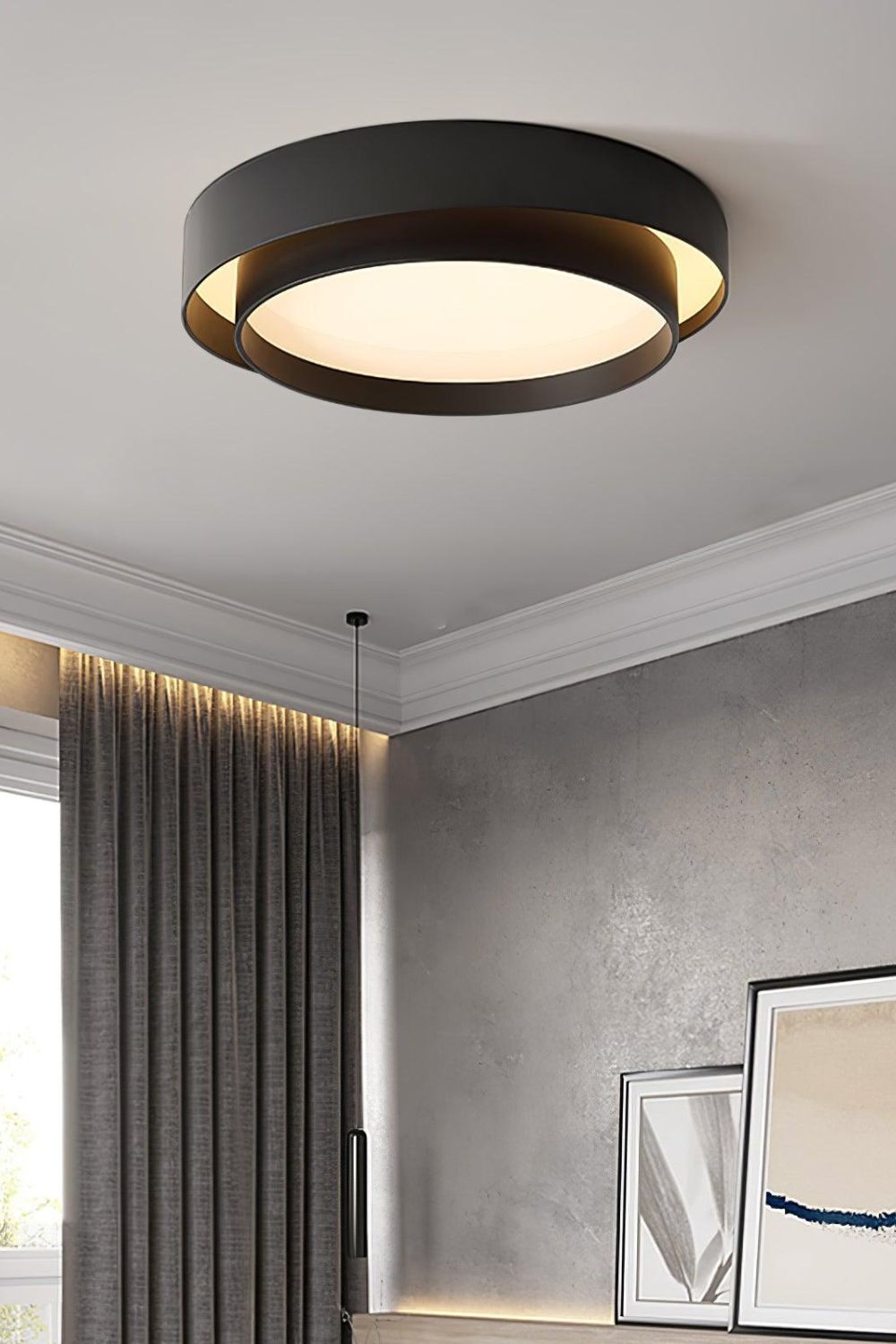 Modern Round Melody Ceiling Lamp - view 8 | everlamps