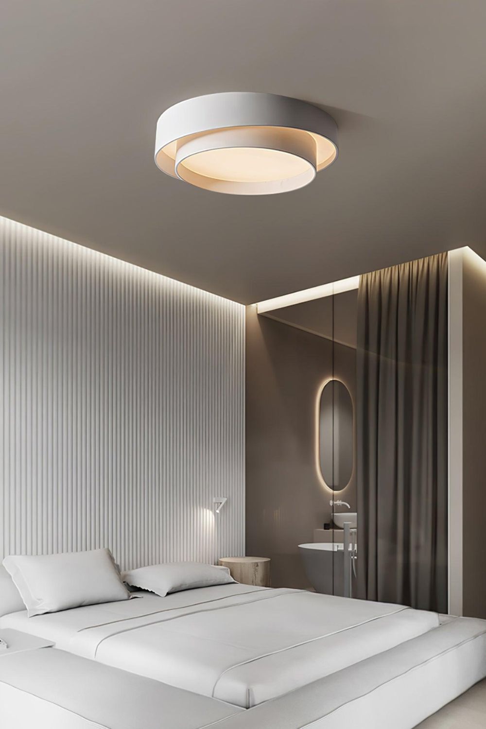 Modern Round Melody Ceiling Lamp - view 2 | everlamps