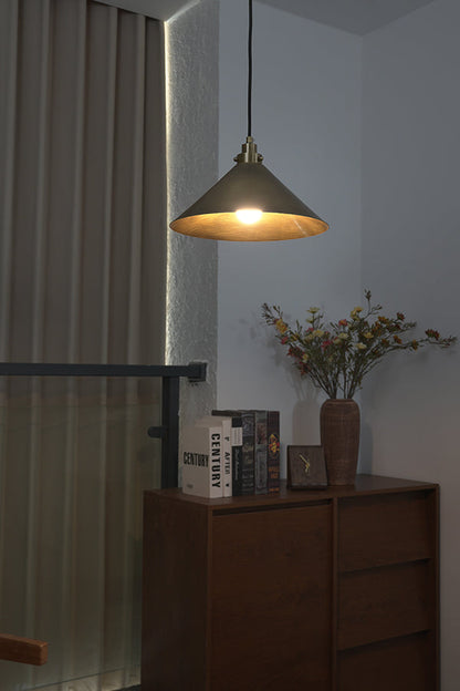Metal Cone Pendant Light - view 11 | everlamps