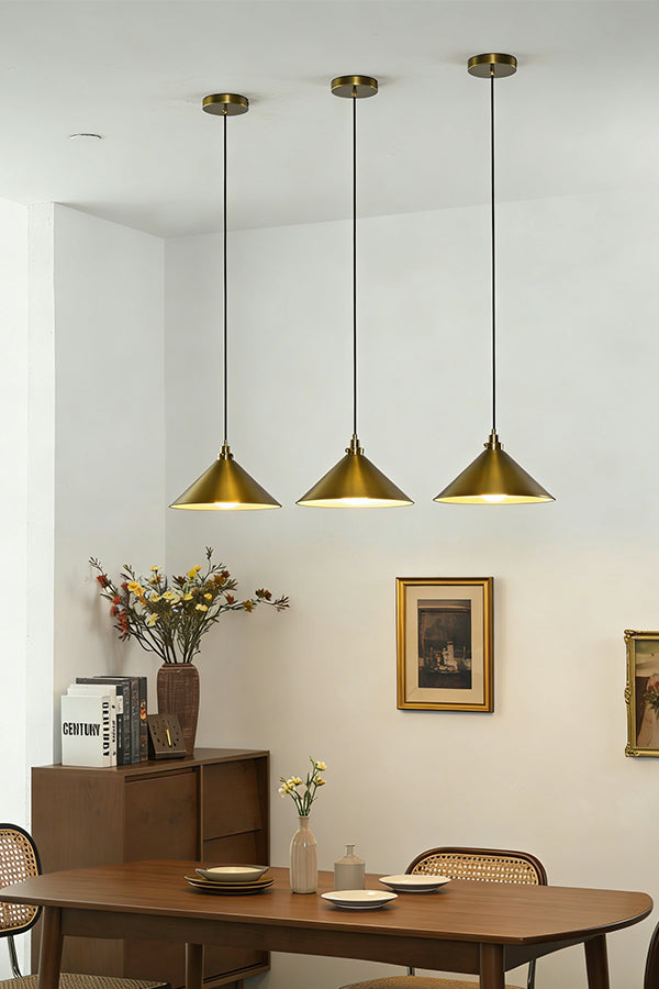 Metal Cone Pendant Light - view 6 | everlamps