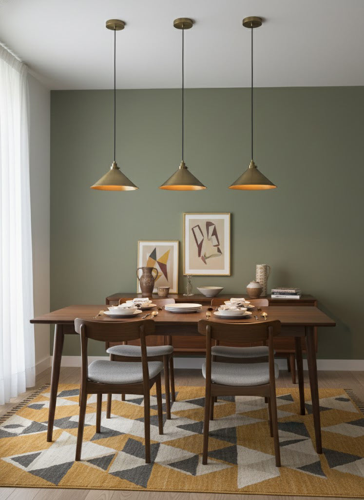 Metal Cone Pendant Light - view 8 | everlamps