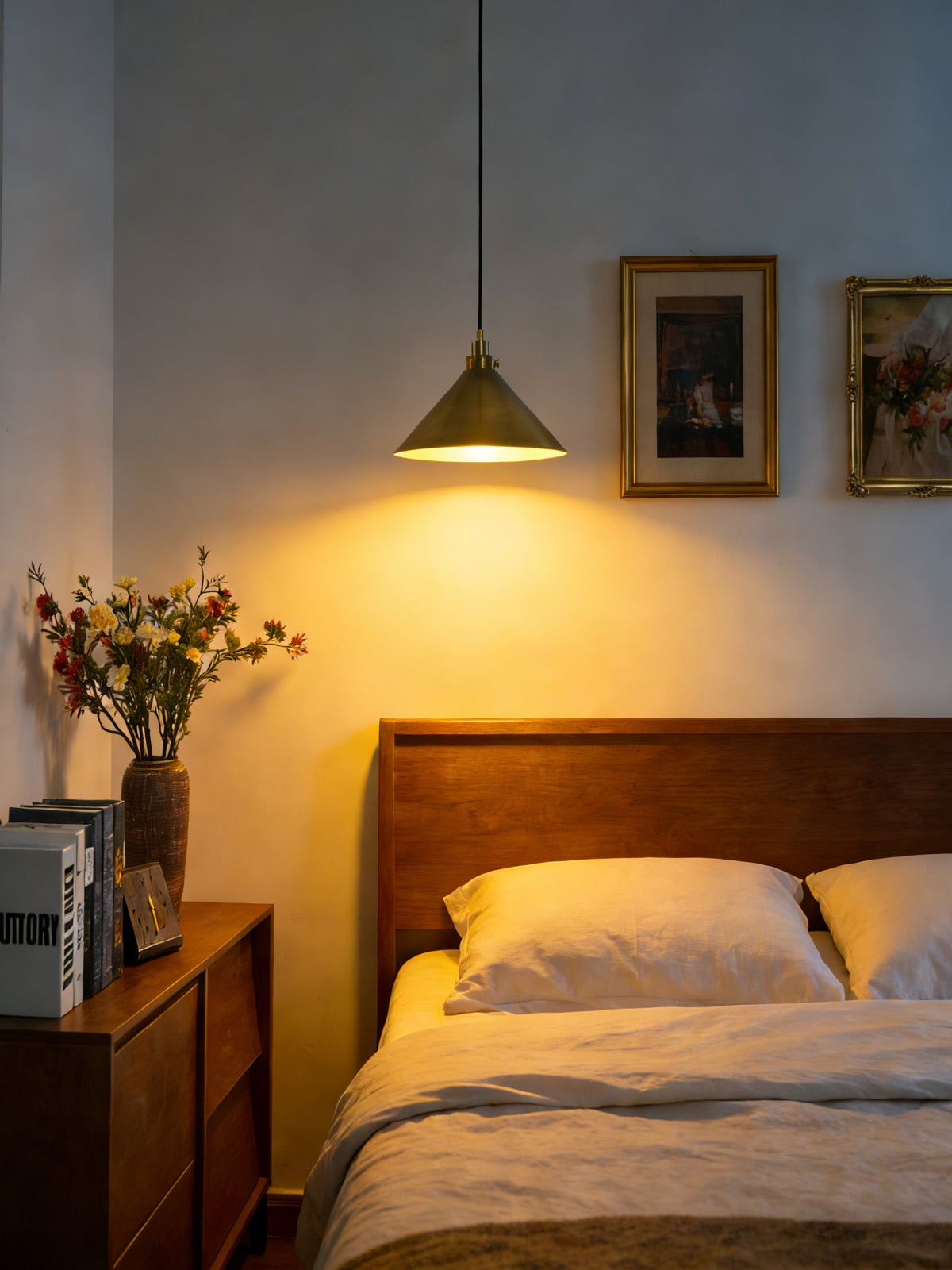 Metal Cone Pendant Light - view 3 | everlamps