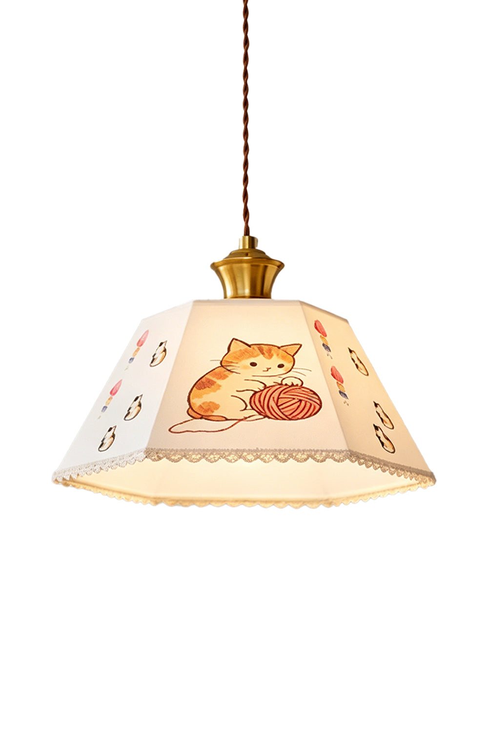 Mewsy feline Pendant Light Samu  Lamp