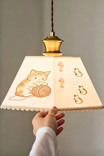 Mewsy feline Pendant Light | detail | Samu  Lamp