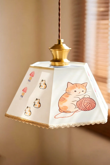 Mewsy feline Pendant Light | detail | Samu  Lamp