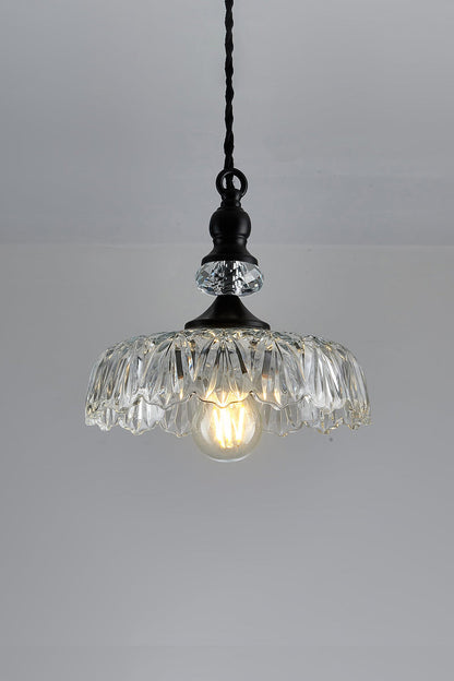 Mid-Century Clear Glass Pendant Light - view 20 | everlamps