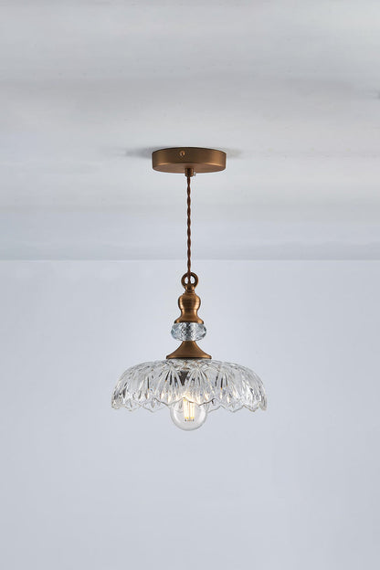 Mid-Century Clear Glass Pendant Light - view 18 | everlamps