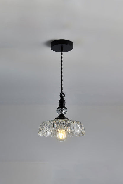 Mid-Century Clear Glass Pendant Light - view 19 | everlamps