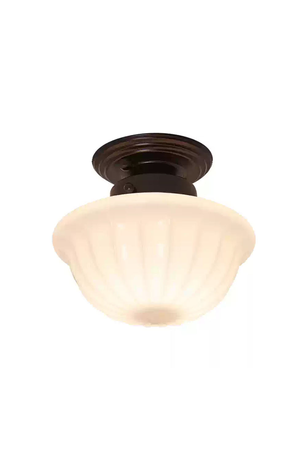 Milk Glass Ceiling Light | everlamps