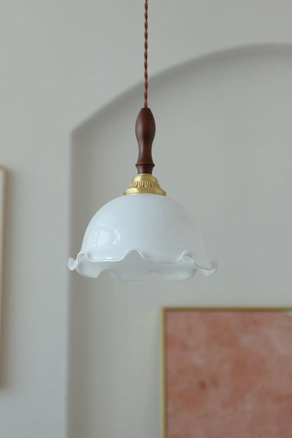 Milky Flower Pendant Light - everlamps