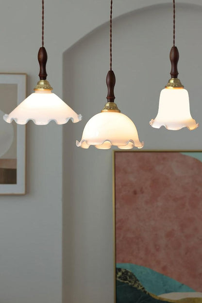 Milky Flower Pendant Light - everlamps