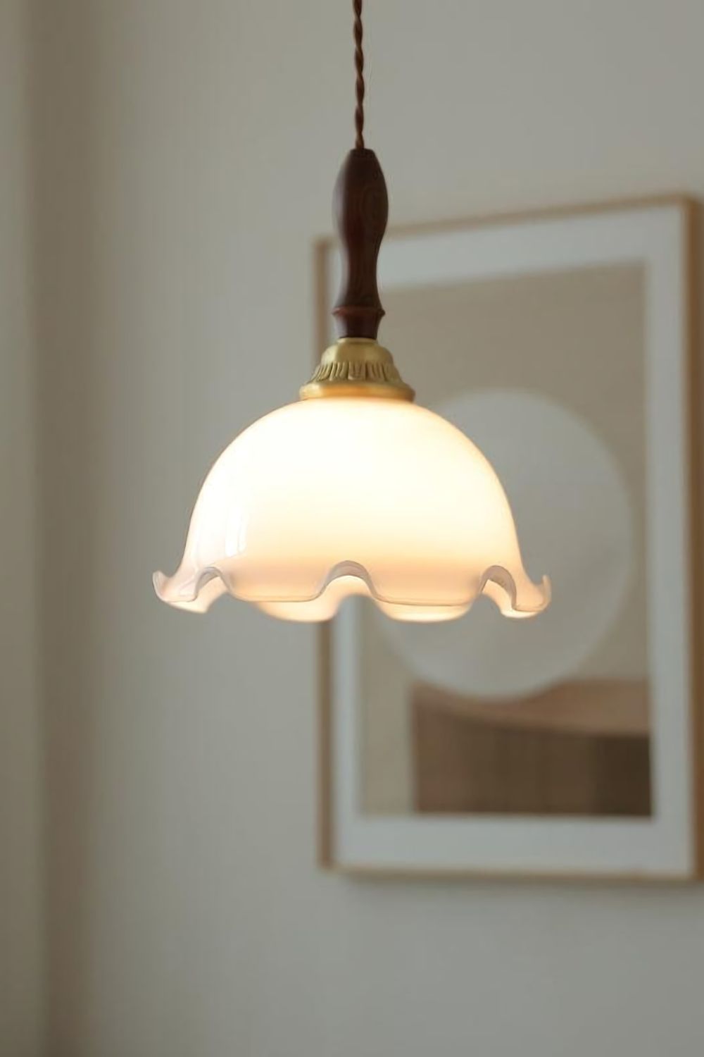 Milky Flower Pendant Light - everlamps