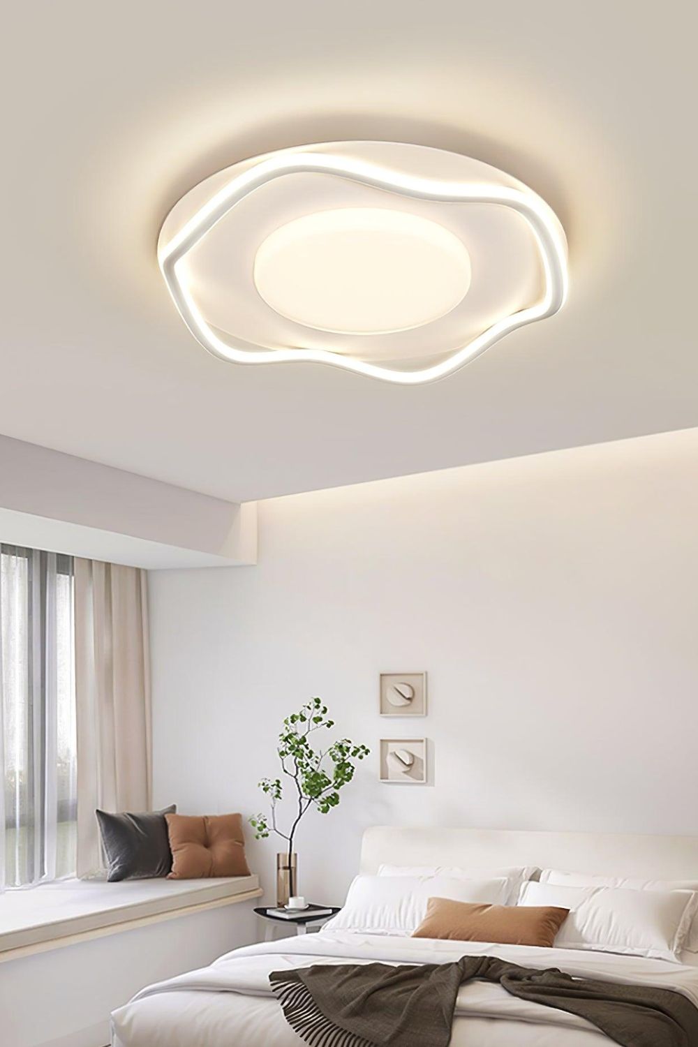 Minimalist Cloud Shape LED Ceiling Lamp - view 5 | everlamps