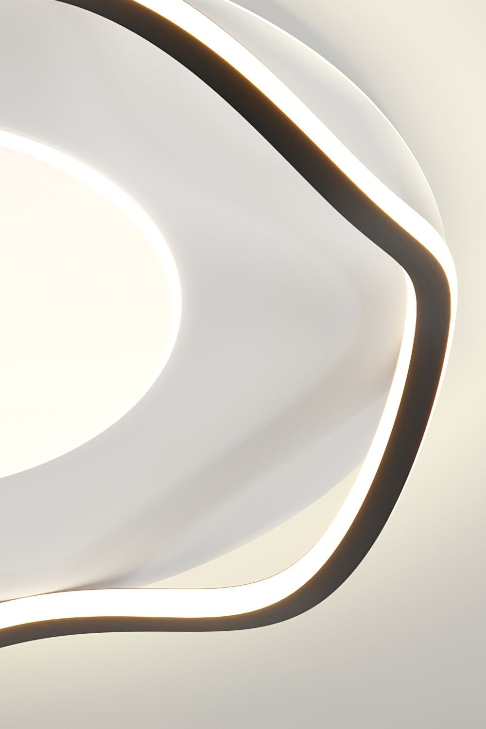 Minimalist Cloud Shape LED Ceiling Lamp - view 7 | everlamps