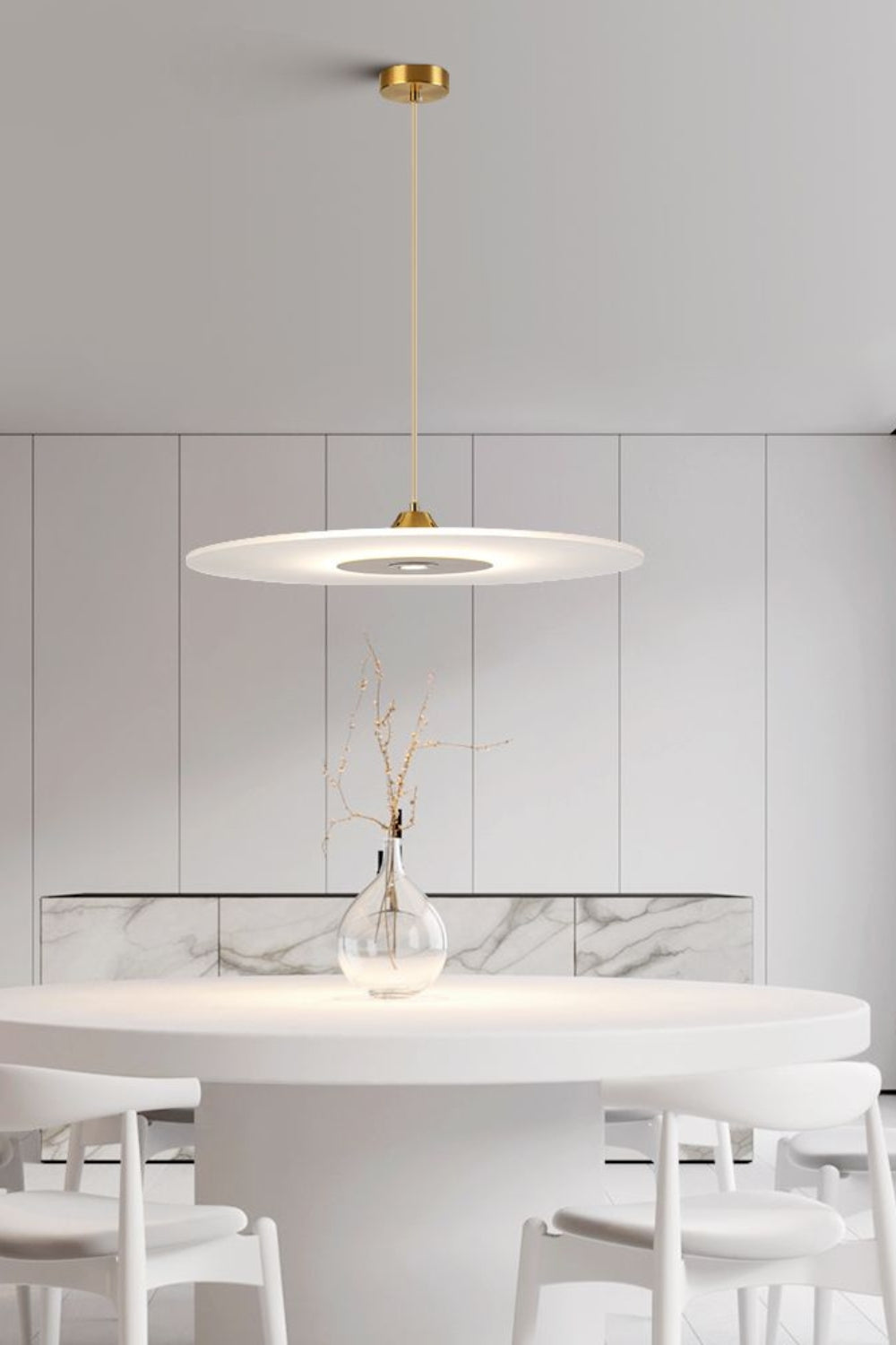 Minimalist Disc Pendant Light - everlamps