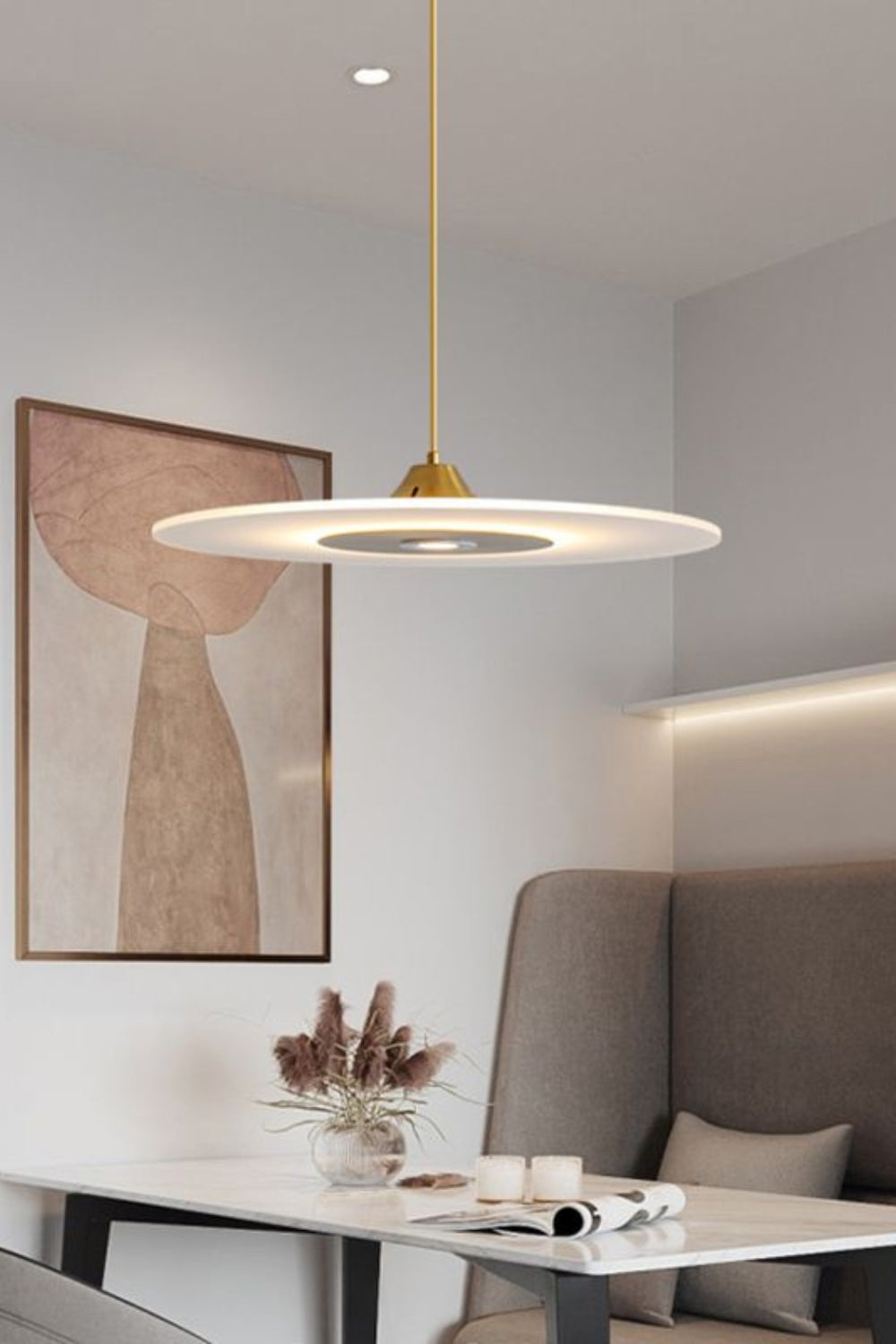 Minimalist Disc Pendant Light - everlamps