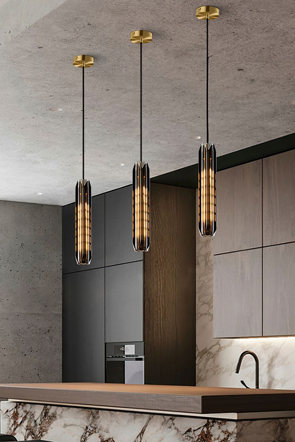 Neva 3 Minimalist Pendant Light - everlamps