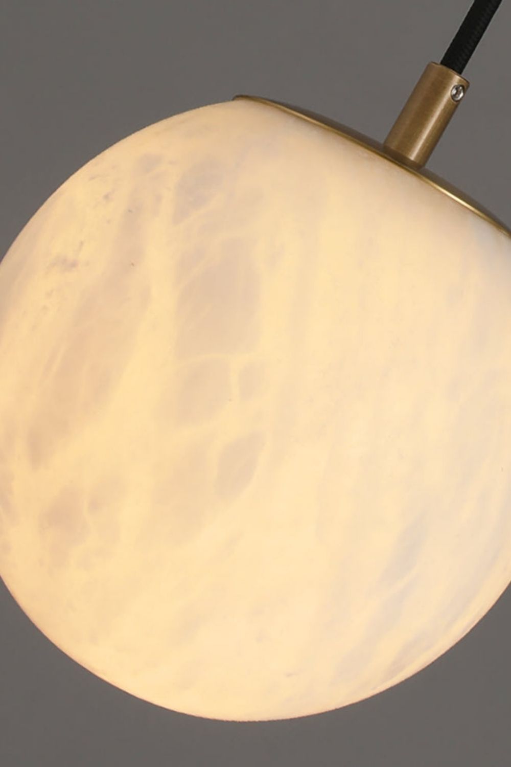 Minimalist Spherical Alabaster Wall Lamp - view 23 | everlamps
