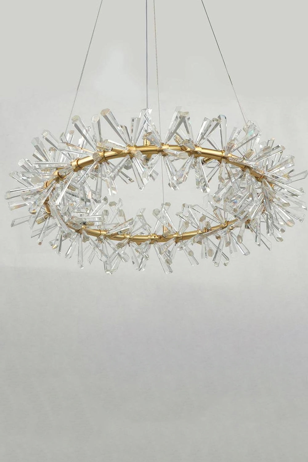 Mira Crystal Ring Chandelier - everlamps