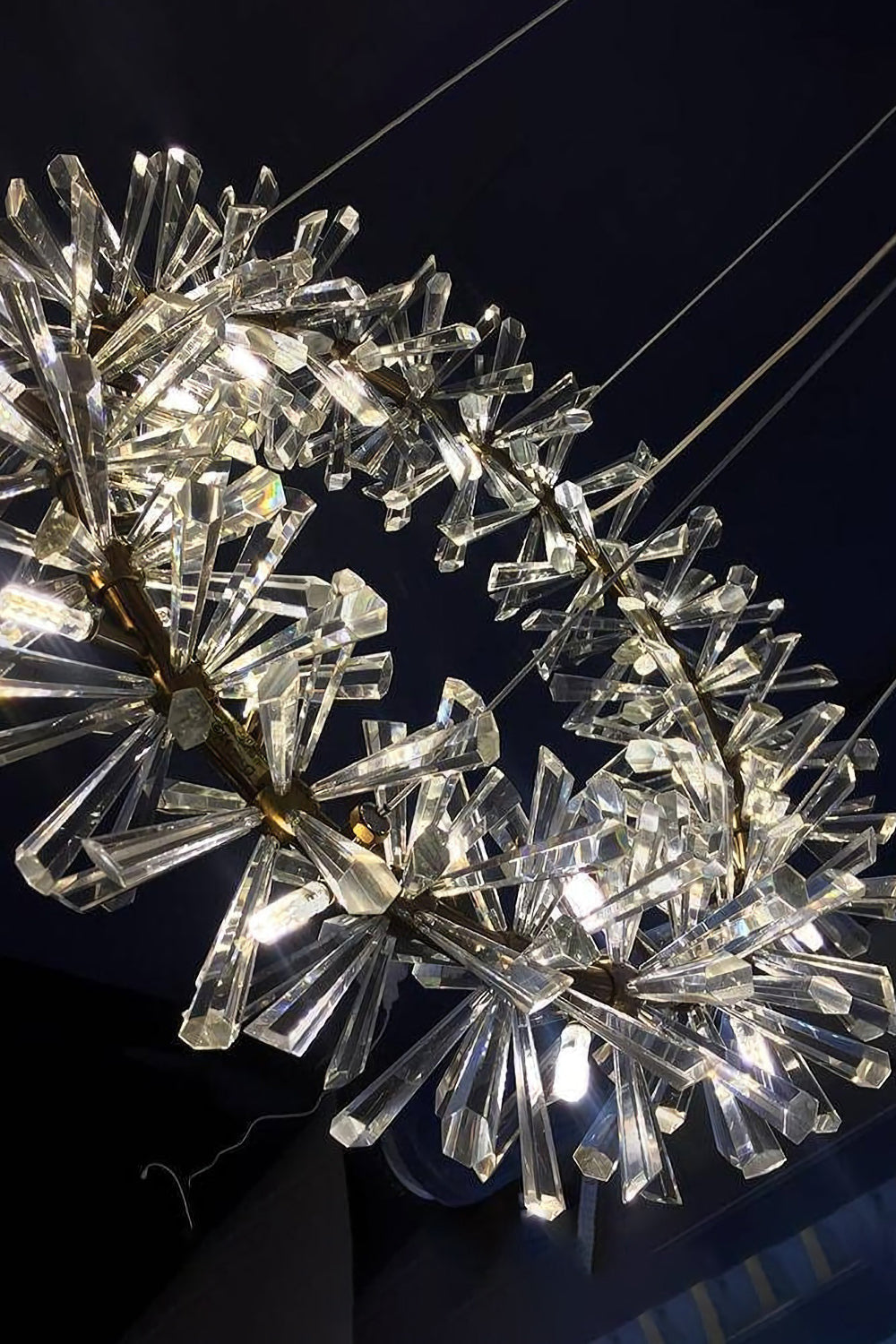 Mira Crystal Ring Chandelier - everlamps
