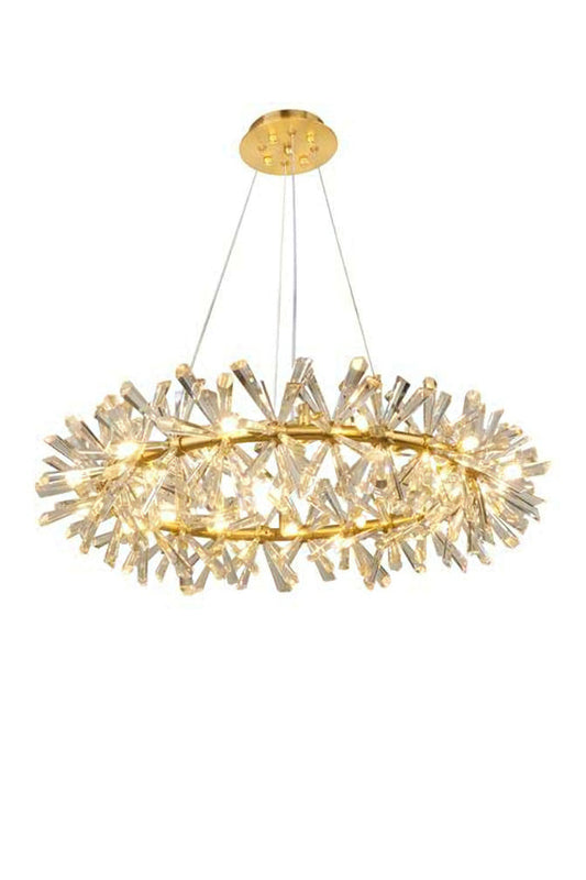 Mira Crystal Ring Chandelier - everlamps