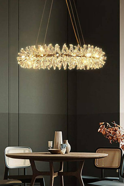 Mira Crystal Ring Chandelier - everlamps
