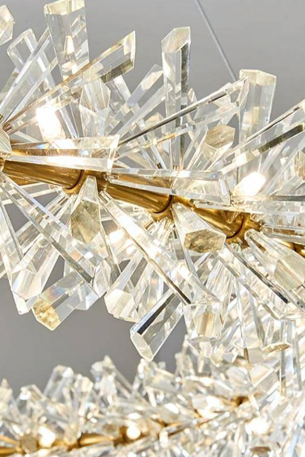 Mira Crystal Ring Chandelier - everlamps