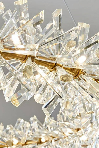 Mira Crystal Ring Chandelier - everlamps