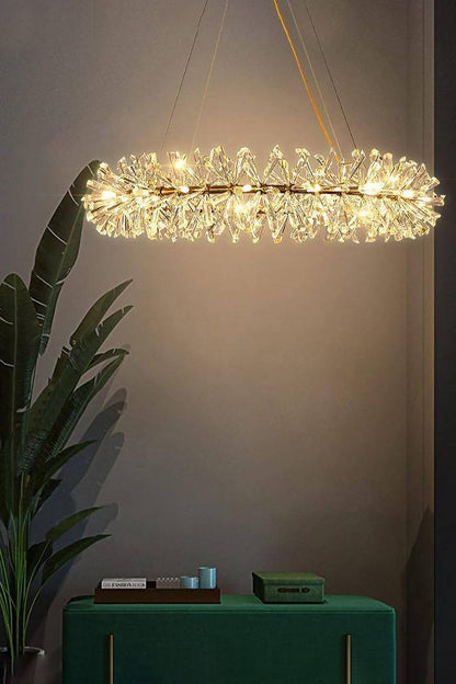 Mira Crystal Ring Chandelier - everlamps