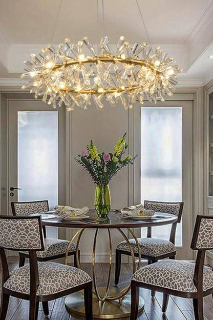 Mira Crystal Ring Chandelier - everlamps