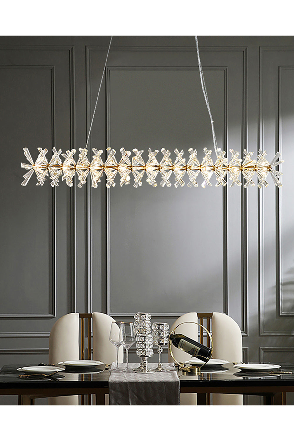 Mira Crystal Ring Chandelier - everlamps